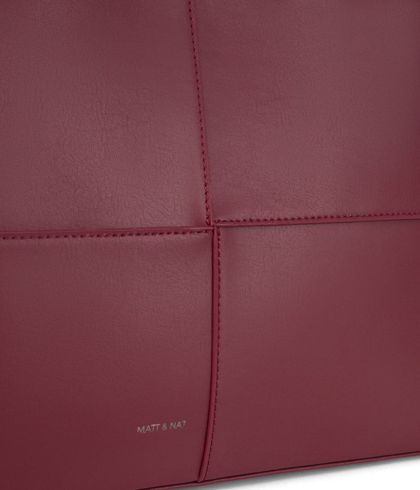 TRISTAN Vegan Tote Bag - Arbor | Color: Red - variant::beetroot