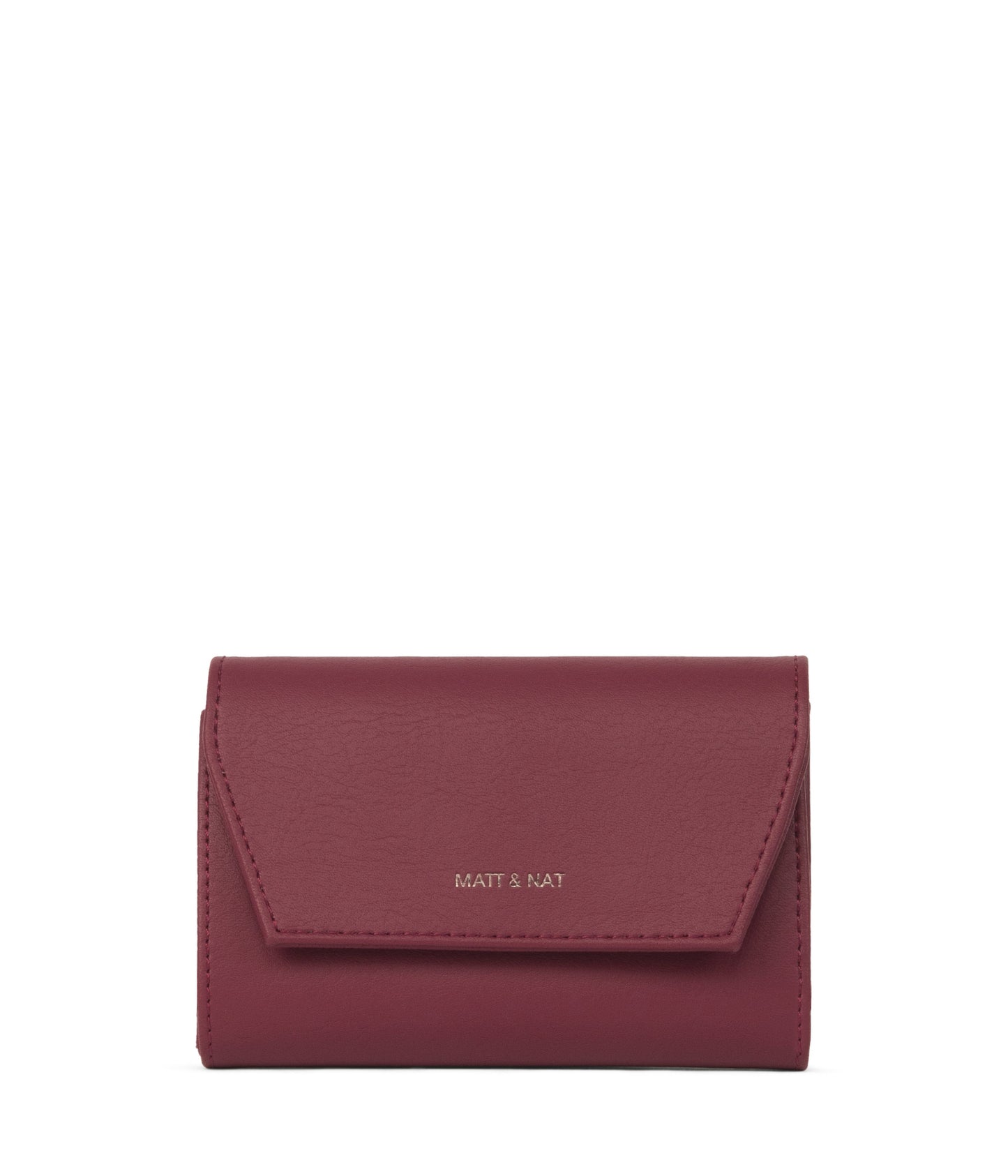 VERASM Small Vegan Wallet - Arbor | Color: Red - variant::beetroot