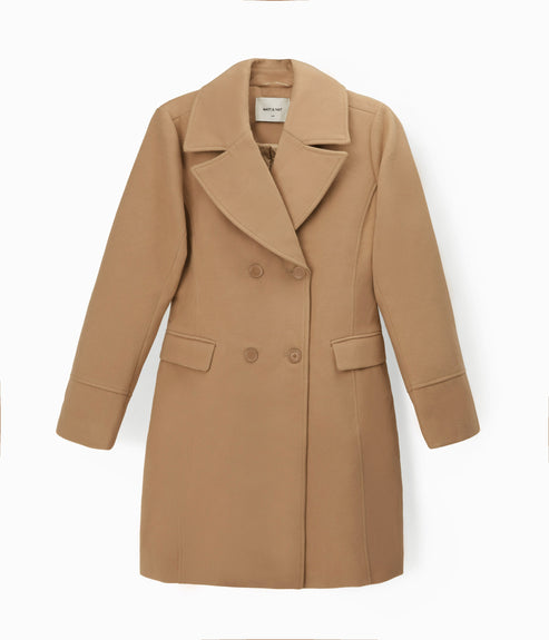 ODILIA Women's Vegan Coat | Color: Beige - variant::beige