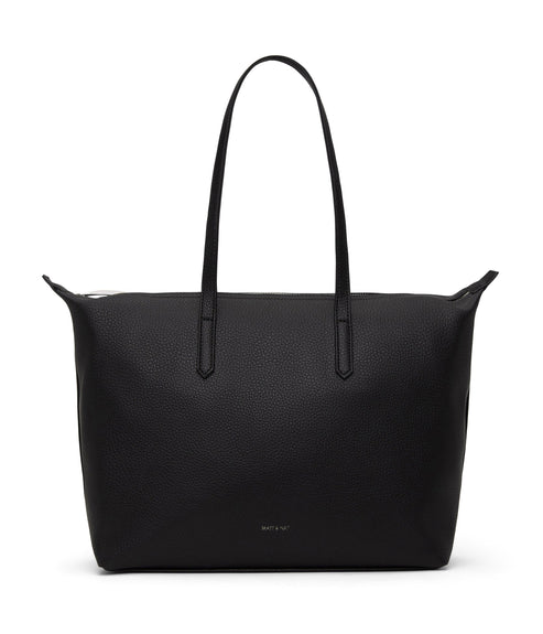 ABBI Vegan Tote Bag - Purity | Color: Black - variant::black