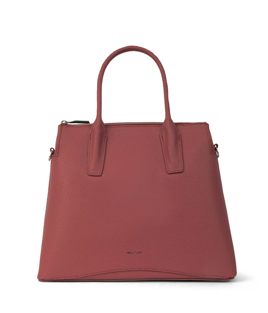 NEVADALG Vegan Satchel - Purity | Color: Red - variant::lychee
