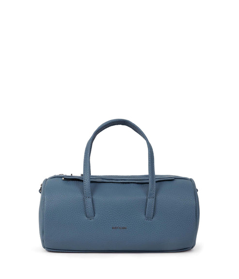 INES Vegan Barrel Bag - Purity | Color: Blue - variant::galaxy