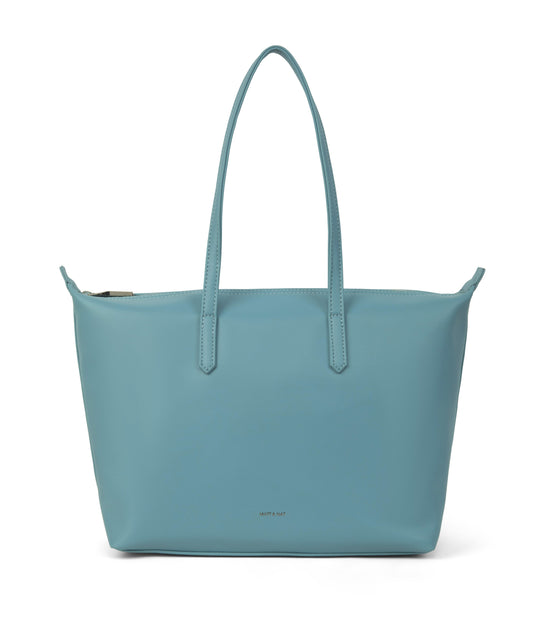 ABBI Vegan Tote Bag - Sol | Color: Blue - variant::canal