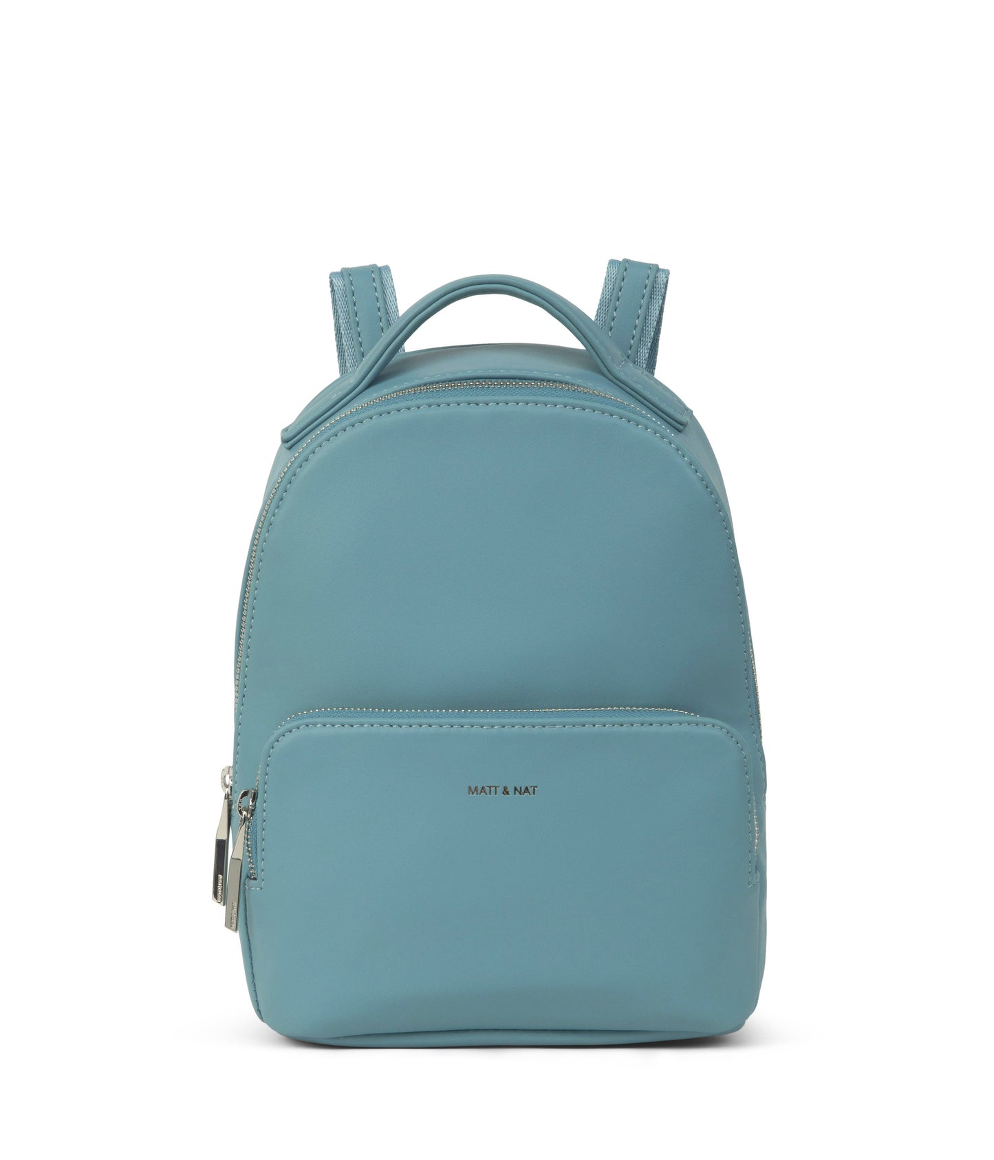 CAROSM Small Vegan Backpack - Sol | Color: Blue - variant::canal
