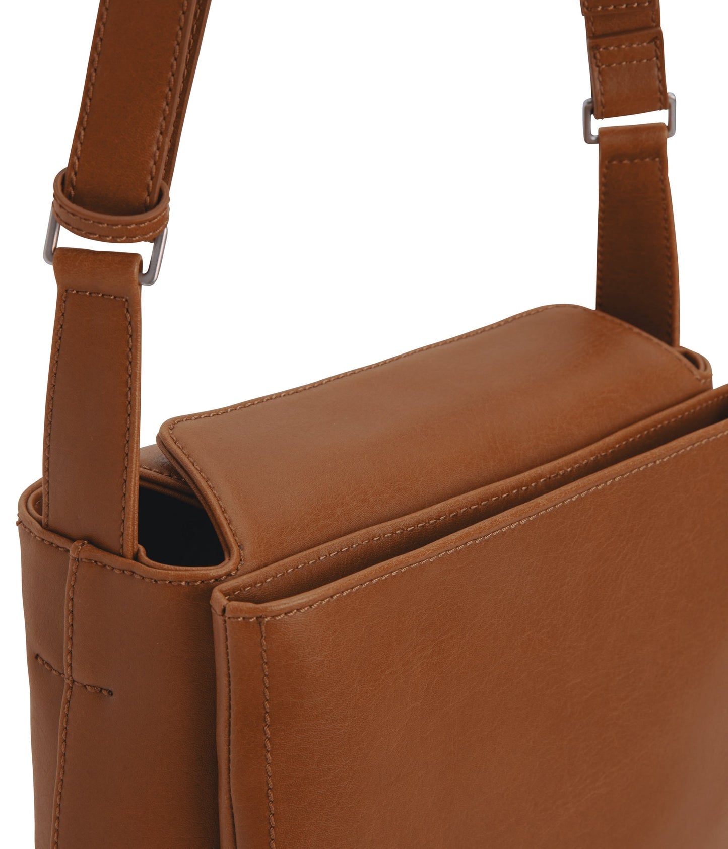 LORO Vegan Shoulder Bag - Vintage | Color: Brown - variant::chili
