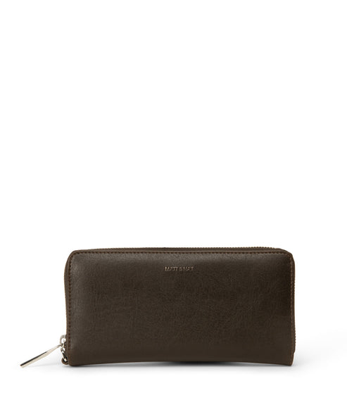 ELM Vegan Continental Wallet - Vintage | Color: Brown - variant::espresso