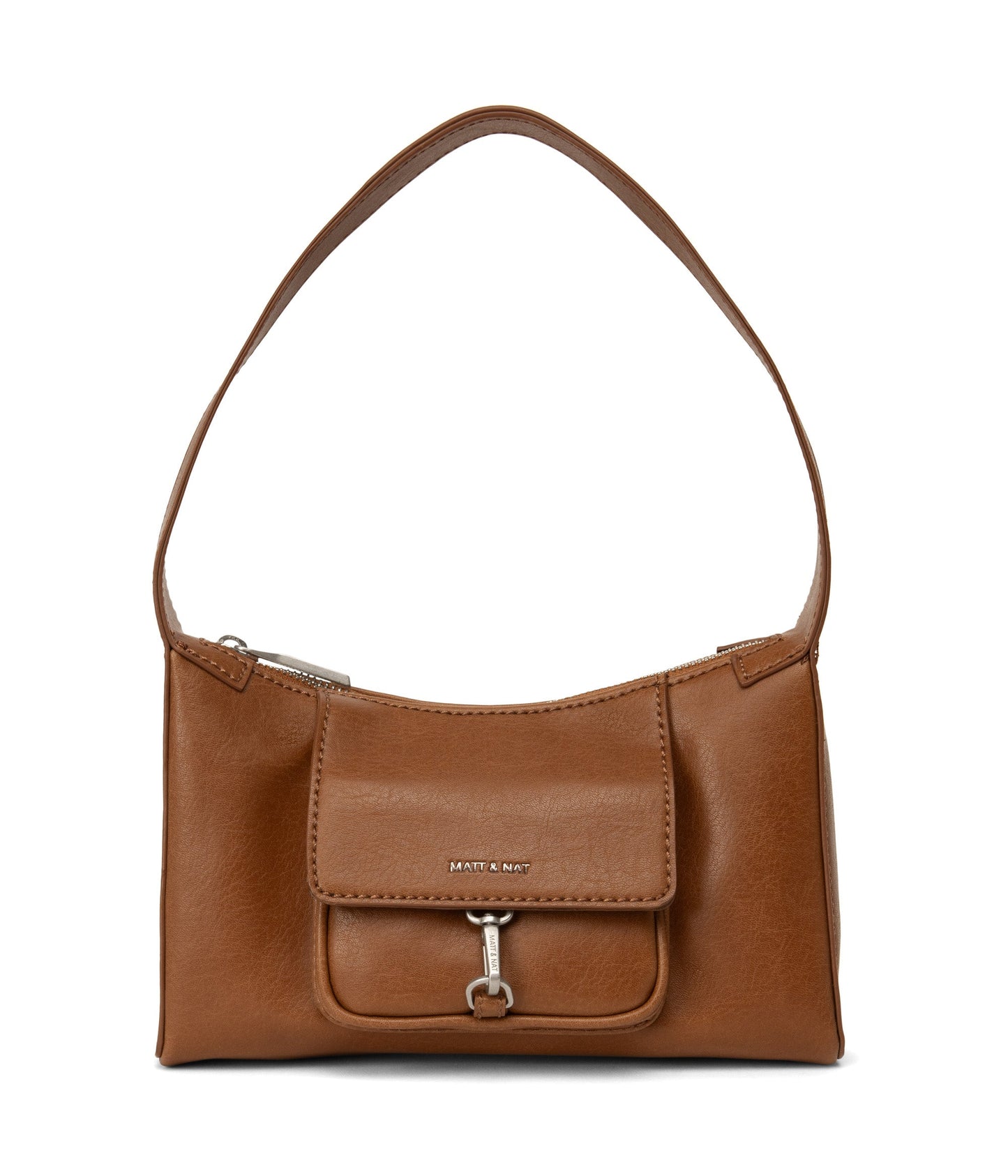 LOTI Vegan Shoulder Bag - Vintage | Color: Brown - variant::chili
