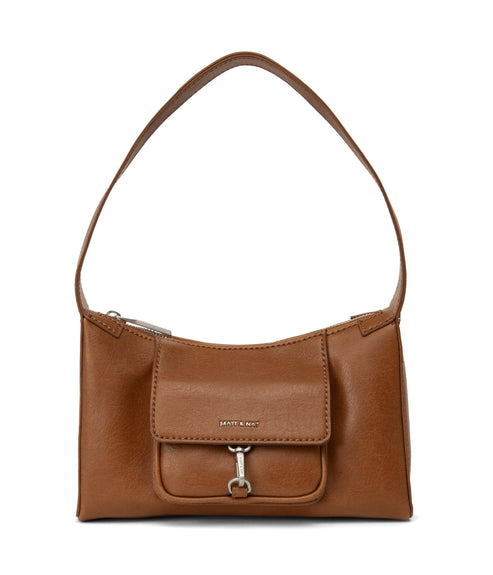 LOTI Vegan Shoulder Bag - Vintage | Color: Brown - variant::chili
