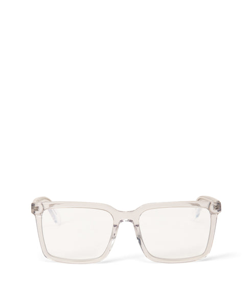 AMINE-3 Recycled Square Reading Glasses | Color: Clear - variant::clear