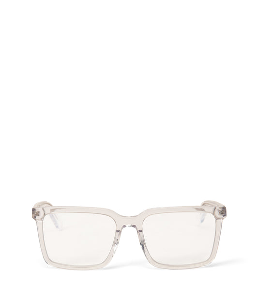 AMINE-3 Recycled Square Reading Glasses | Color: Clear - variant::clear