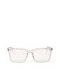 AMINE-3 Recycled Square Reading Glasses | Color: Clear - variant::clear