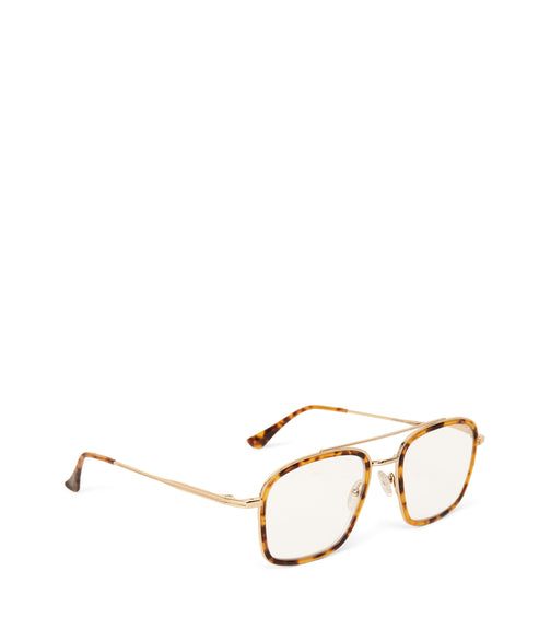 KAITO-3 Recycled Aviator Reading Glasses | Color: Brown - variant::gold