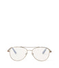 KIKKO-3 Recycled Aviator Reading Glasses | Color: Grey - variant::silver