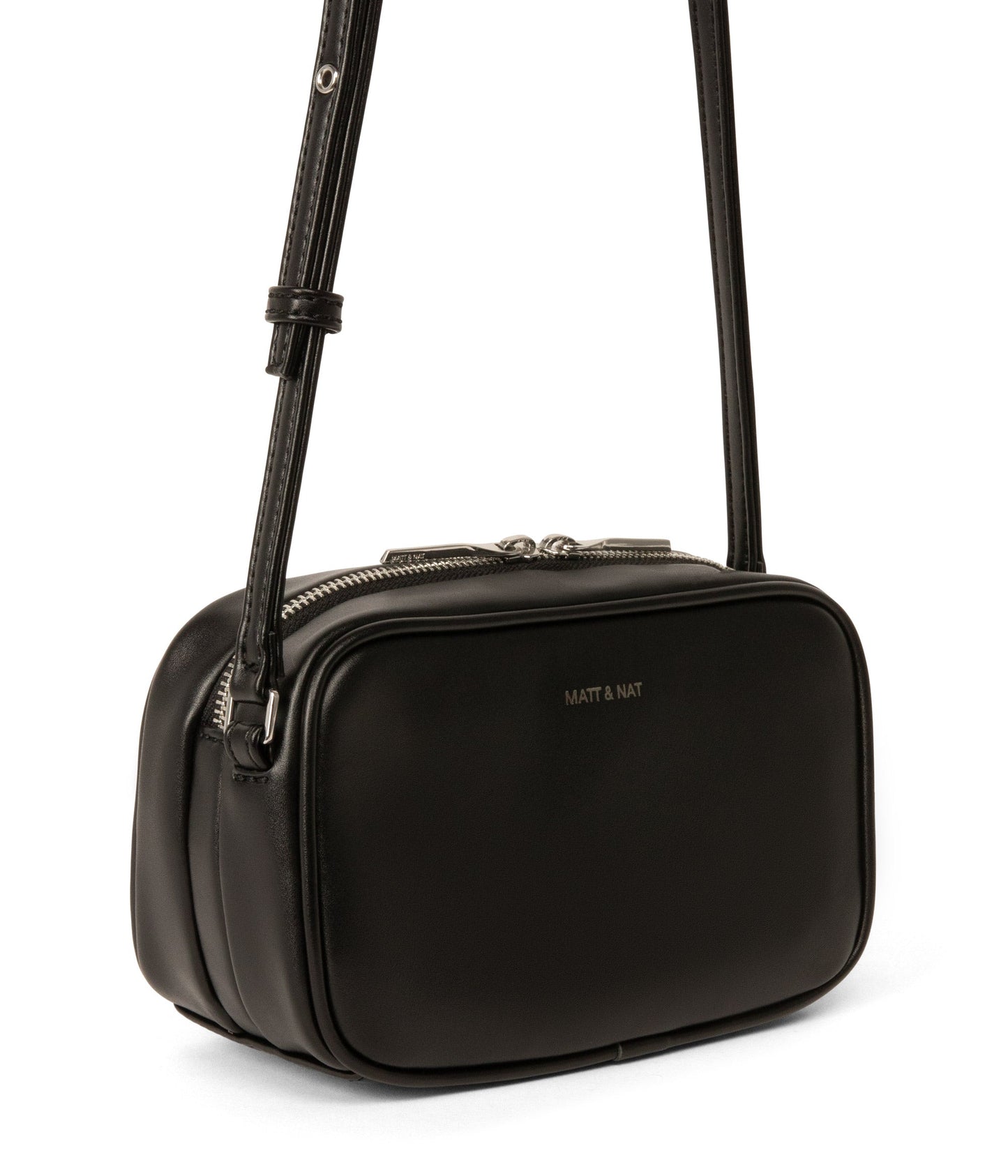 CAS Vegan Crossbody Bag - Sol | Color: Black - variant::black