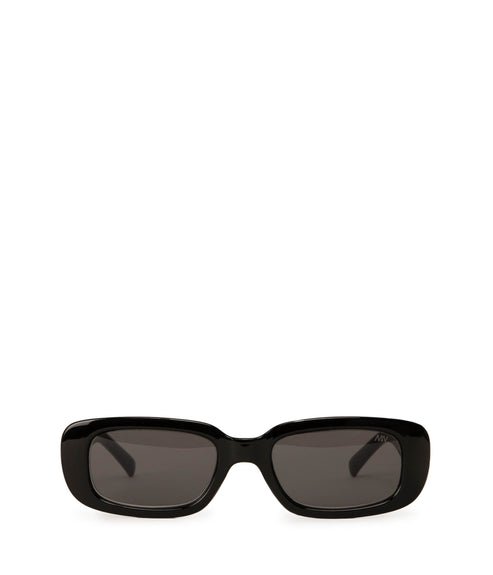 KIIN-2 Recycled Rectangle Sunglasses | Color: Black, Grey - variant::black