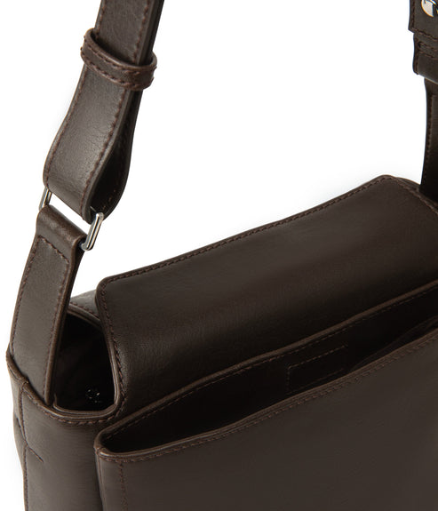 LORO Vegan Shoulder Bag - Vintage | Color: Brown - variant::espresso