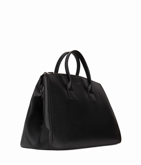 GIGI Vegan Weekender Bag - Arbor | Color: Black - variant::black