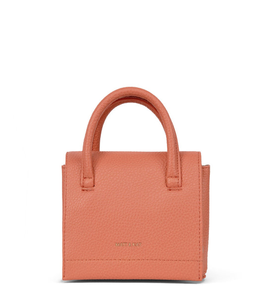 ADEL MICRO Vegan Satchel - Purity | Color: Orange, Pink - variant::plush