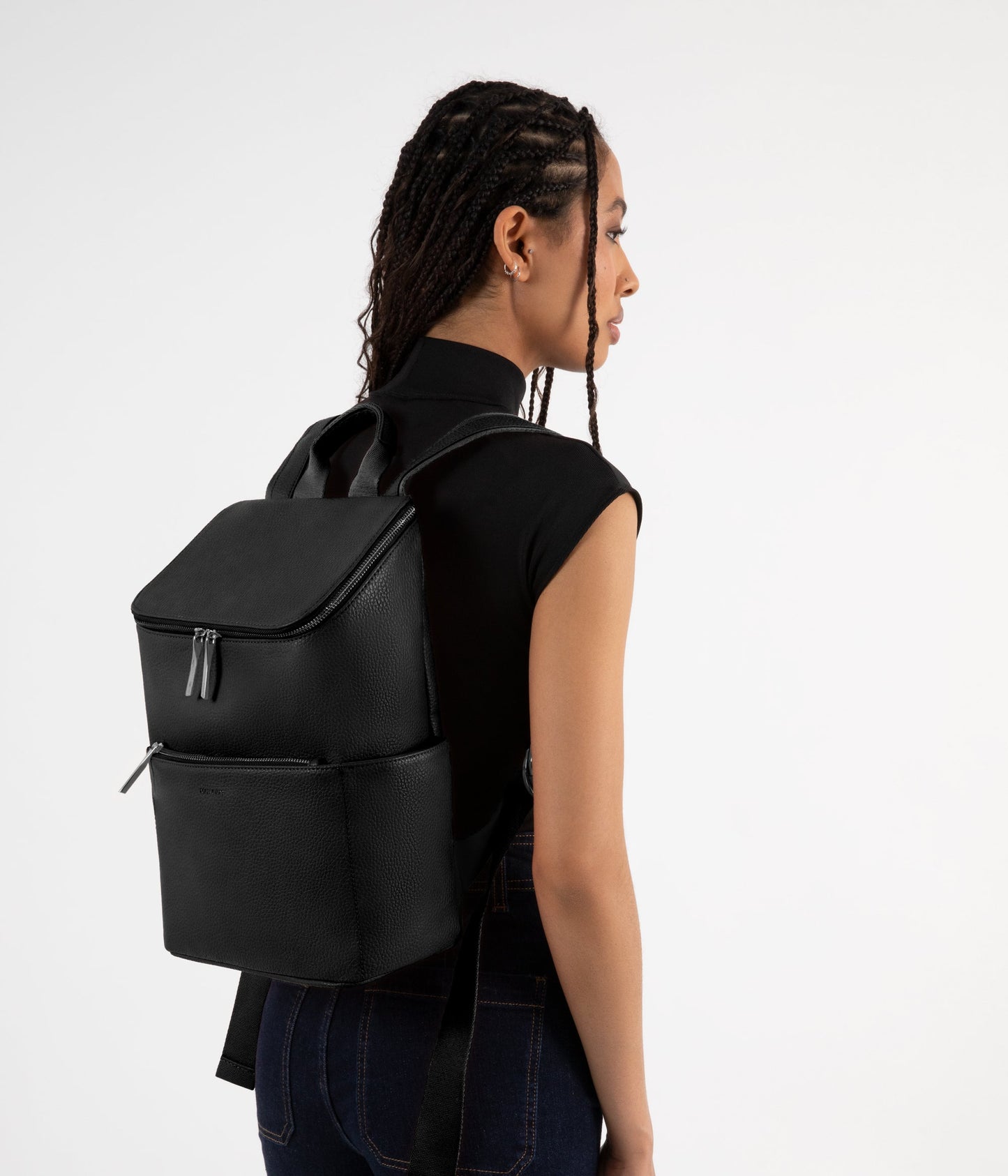 BRAVE Vegan Backpack - Purity | Color: Black - variant::black