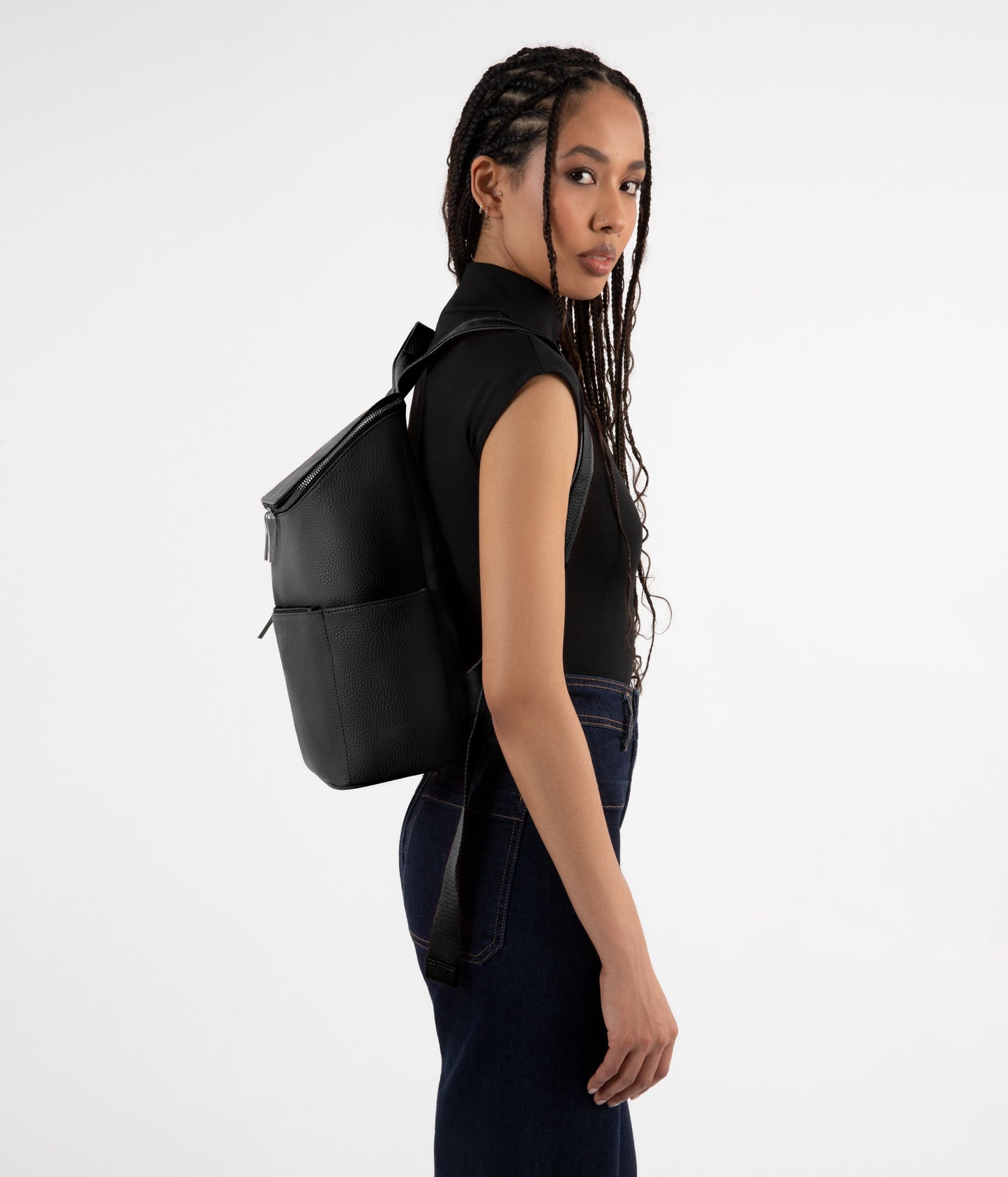 BRAVE Vegan Backpack - Purity | Color: Black - variant::black