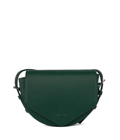 TWILL Vegan Saddle Bag - Purity | Color: Green - variant::empress