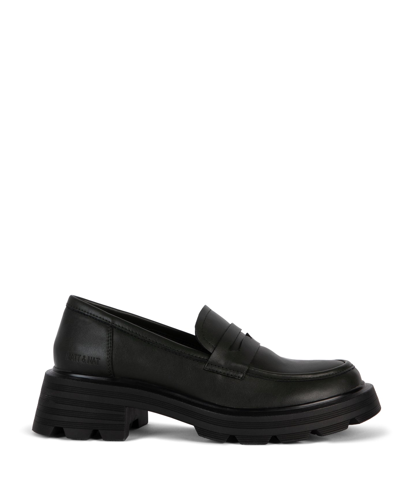 DIDO Women's Vegan Loafers | Color: Black - variant::black