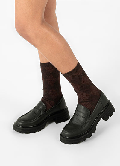 DIDO Women's Vegan Loafers | Color: Green - variant::green