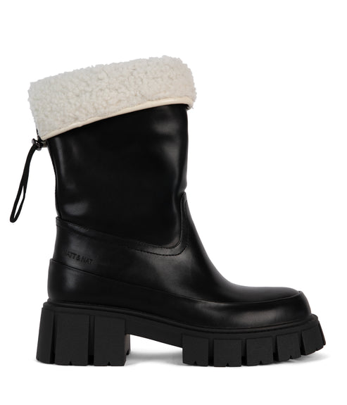 ZUKO Women's Vegan Boots | Color: Black - variant::black