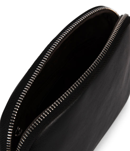 KRISTY Slim Vegan Crossbody Bag - Forum | Color: Black - variant::black