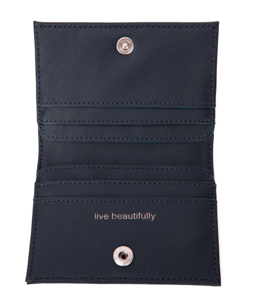 LIZ Vegan Folded Wallet - Forum | Color: Navy - variant::navy