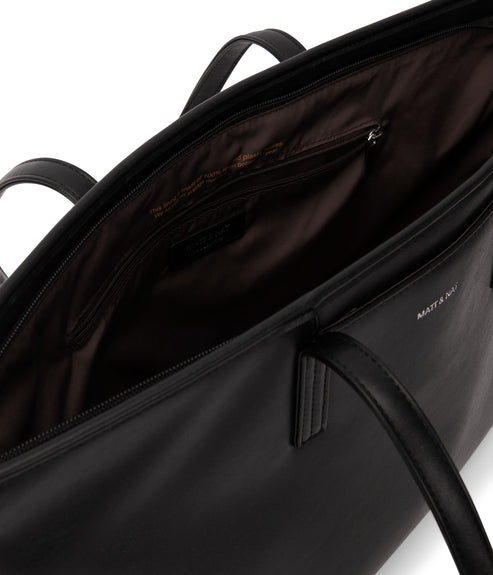 MARISA Vegan Tote Bag – Forum | Color: Black - variant::black