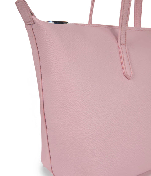 ABBI Vegan Tote Bag - Grain | Color: Quartz- variant::quartz