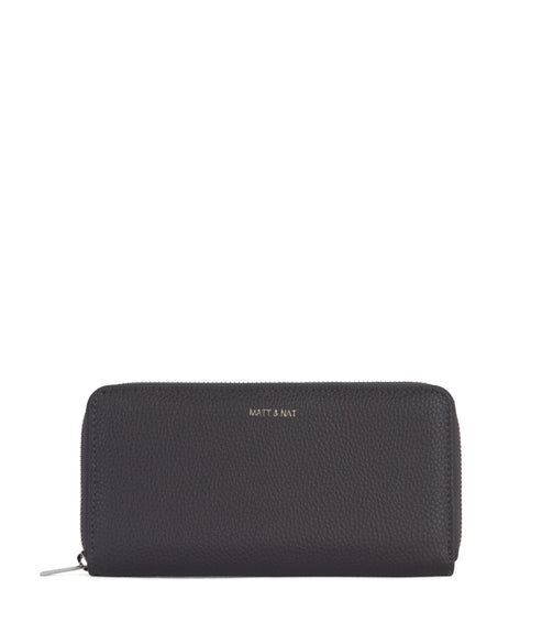 CENTRAL Vegan Wallet - Grain | Color: Coal - variant::coal