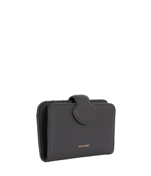 FLOATSM Small Vegan Wallet - Grain | Color: Coal - variant::coal