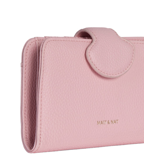 FLOATSM Small Vegan Wallet - Grain | Color: Quartz - variant::quartz