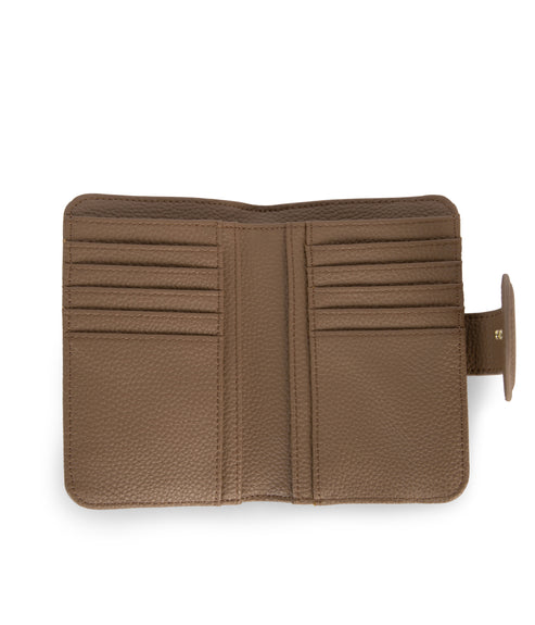FLOATSM Small Vegan Wallet - Grain | Color: Toffee- variant::toffee