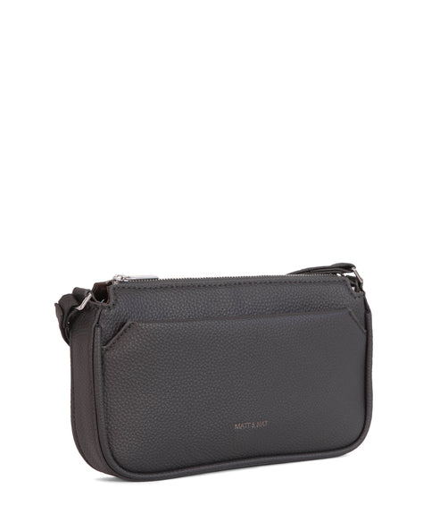 IVY Vegan Crossbody Bag - Grain | Color: Coal - variant::coal