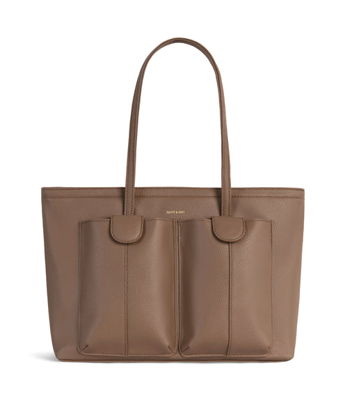 JOS Vegan Tote Bag - Grain | Color: Toffee - variant::toffee
