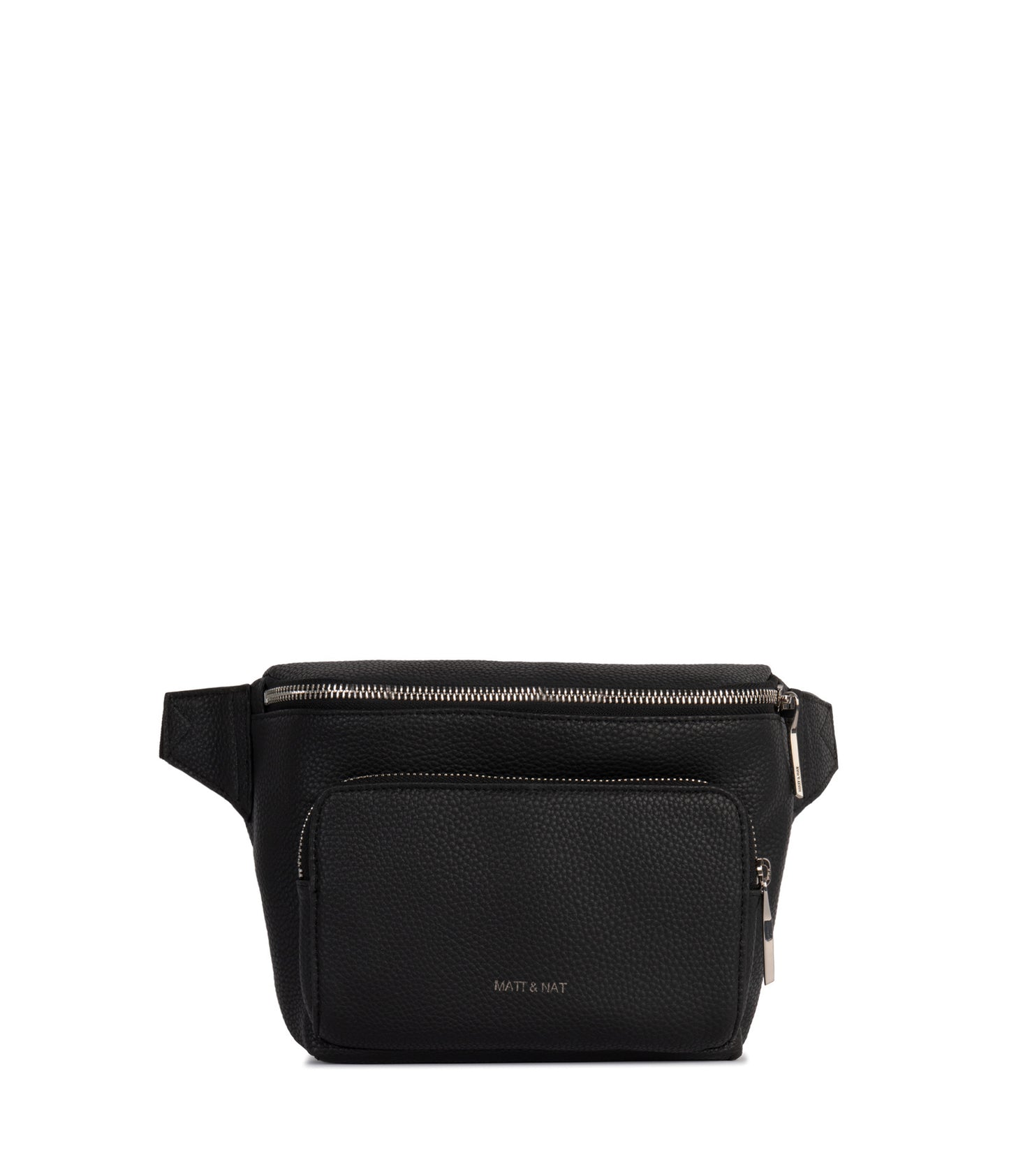 KORA Vegan Belt Bag - Grain | Color: Black - variant::black