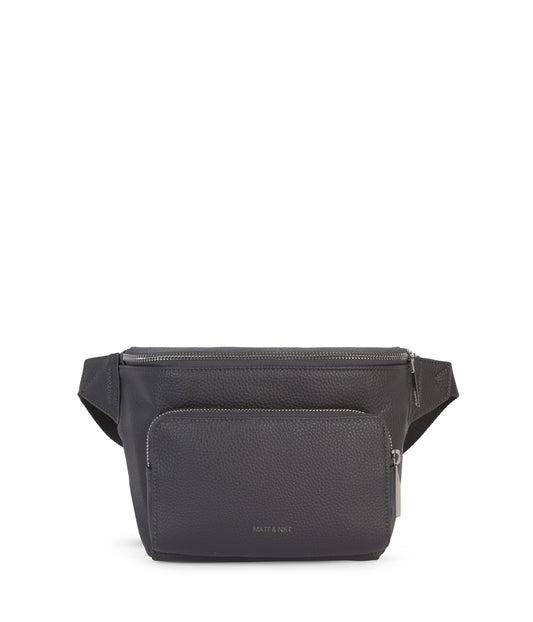 KORA Vegan Belt Bag - Grain | Color: Coal - variant::coal