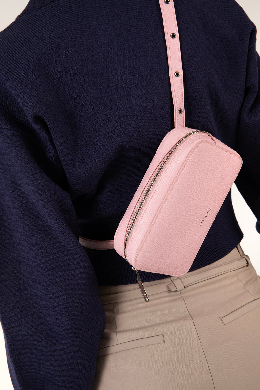 LARRA Vegan Belt Bag – Grain | Color: Toffee- variant::toffee