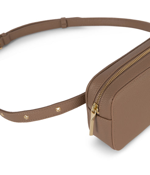 LARRA Vegan Belt Bag – Grain | Color: Toffee- variant::toffee