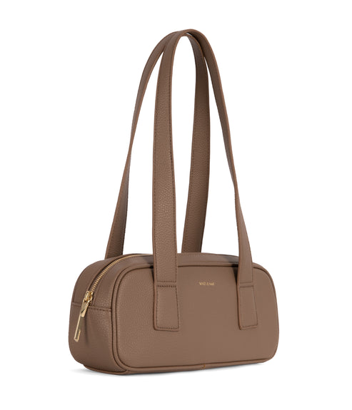 LEMUR Vegan Satchel – Grain | Color: Toffee- variant::toffee