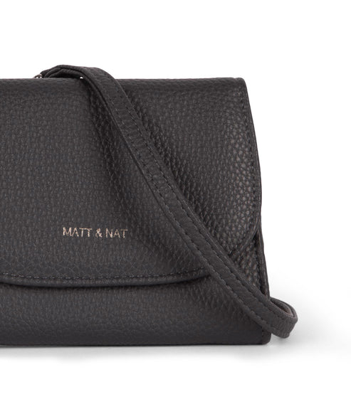 NANO Vegan Wallet - Grain | Color: Coal - variant::coal