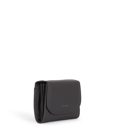 NANO Vegan Wallet - Grain | Color: Coal - variant::coal