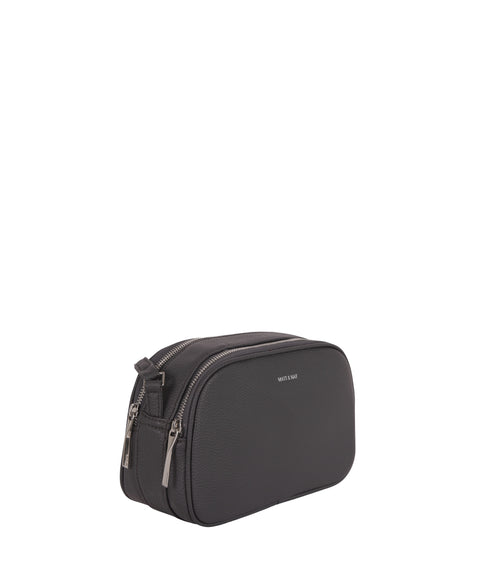 PAIR Vegan Crossbody Bag - Grain | Color: Black - variant::black