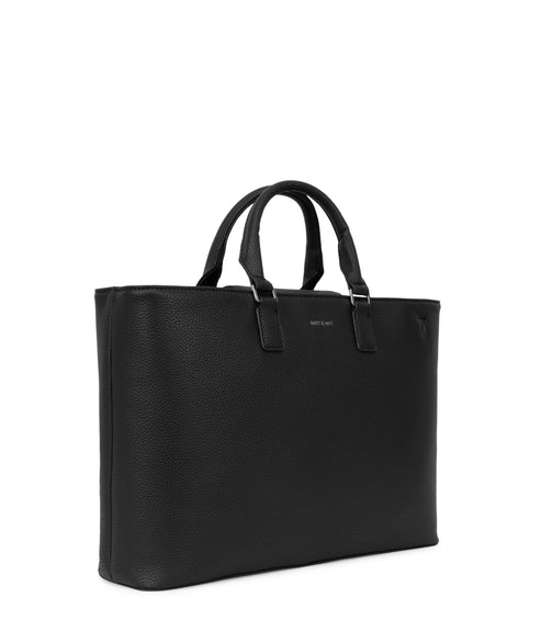 SEVYN Vegan Satchel - Grain | Color: Black - variant::black