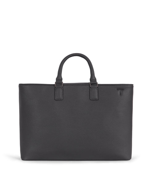 SEVYN Vegan Satchel - Grain | Color: Coal- variant::coal