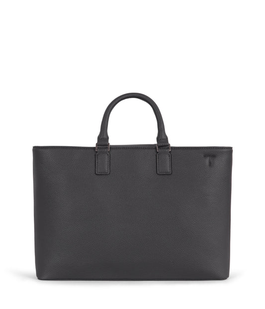 SEVYN Vegan Satchel - Grain | Color: Coal- variant::coal