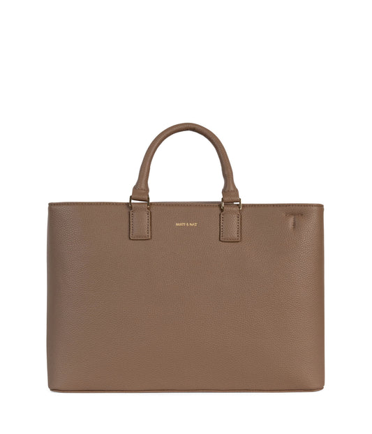 SEVYN Vegan Satchel - Grain | Color: Toffee- variant::toffee